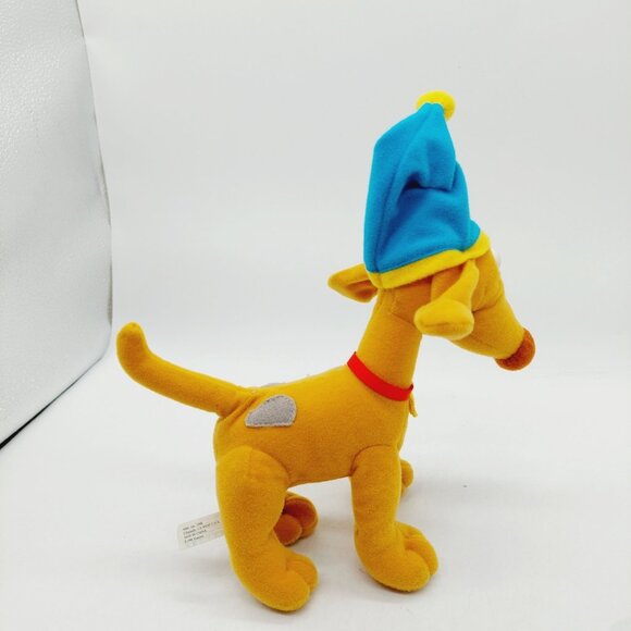 Rugrats Spike the Dog 6" Plush Stuffed Mattel 1998 Wearing Blue Hat READ - Picture 3 of 9